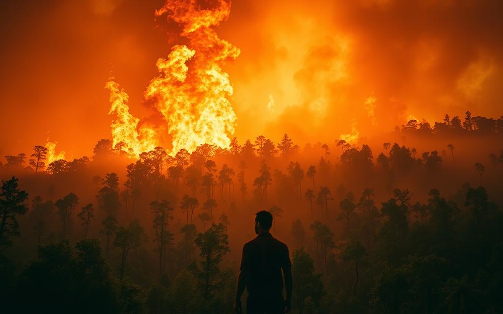 Mơ thấy cháy rừng