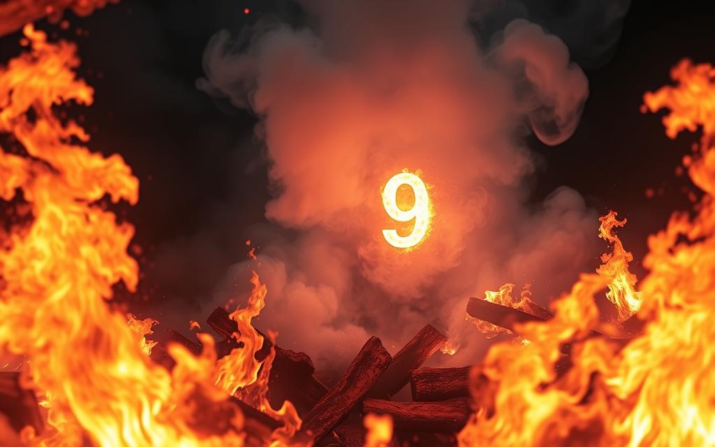 số may mắn đám cháy