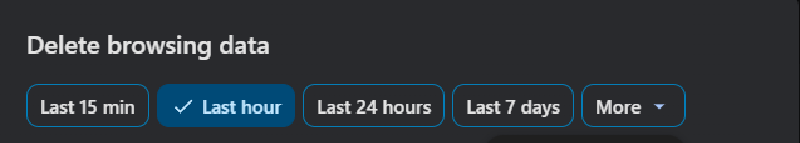 Chọn khoảng thời gian